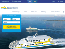 Tablet Screenshot of miatours.hr